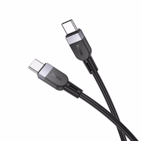 USB kabelis Hoco X109 60W USB-C to USB-C 2.0m juodas