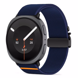 Tech-Protect Nylon Clasp dirželis, skirtas „Samsung Galaxy Watch 40/44/46 mm“ – tamsiai mėlynas