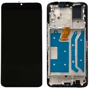 LCD ekranas Huawei Honor X7 su lietimo ekranu su rėmeliu juodas ORG