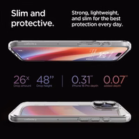 Spigen Ultra Hybrid dėklas telefonui iPhone 16 Pro - skaidrus