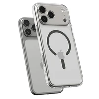 Spigen Ultra Hybrid MagSafe dėklas telefonui iPhone 17 Pro - skaidrus pilkas