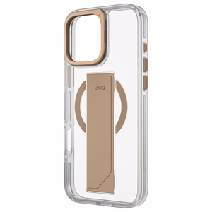 Uniq Heldro Max Magclick įkrovimo dėklas iPhone 16 Pro - auksinis
