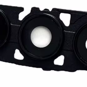 Samsung A256 A25 kameros stikliukas su rėmeliu Blue Black ORG