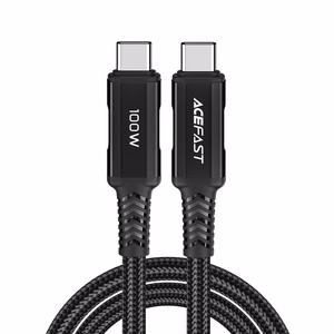 Acefast C4-03 Black USB-C - USB-C PD QC кабель 100W 5A 480Mb/s 2m - черный