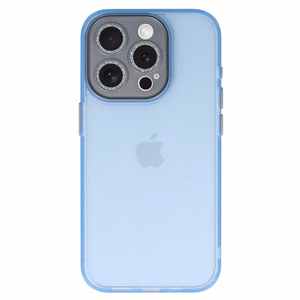AG Matte Series dėklas telefonui Iphone 15 Plus šviesiai mėlynas