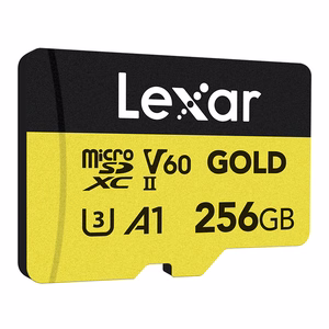 „Lexar GOLD“ microSDXC atminties kortelė, 256 GB