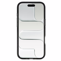 Blizgantis magnetinis dėklas telefonui Iphone 17 Air, juodas, permatomas