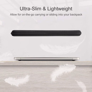 Tech-Protect Hardpouch dėklas 13-14 colių nešiojamam kompiuteriui juodas ir oranžinis