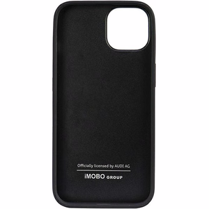 Audi tikros odos kietasis dėklas telefonui iPhone 12 / 12 Pro 6.1 – juodas