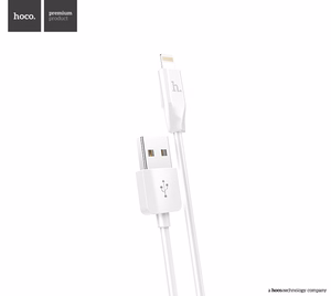USB kabelis Hoco X1 Lightning 1.0m baltas