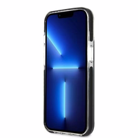 Karl Lagerfeld KLHCP13STPE2TK iPhone 13 mini 5,4 "juodas kietas dėklas Karl & Choupette Head