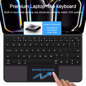 Tech-Protect SmartCase Magnetic deklas iPad Pro 11 5/6 2024-2025 - Juodas