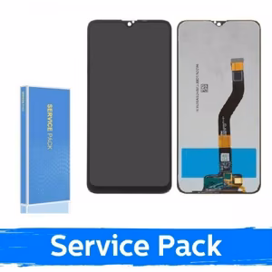Ekranas skirtas Samsung A107 A10s juodas (Service Pack / Aftermarket)(NF version)