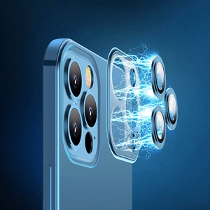 Joyroom Chery Mirror dėklas iPhone 13 Pro metalinis rėmas sidabrinis (JR-BP908 sidabrinis)