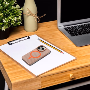Dėklas SIMPLY suderinamas su MagSafe iPhone 15 Pro Max titano dykumos