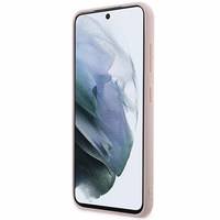 Guess 4G Big Metal Logo dėklas telefonui Samsung Galaxy A55 - rožinis