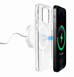 Puro Lite Mag MagSafe Silikoninis dėklas iPhone 14 / 13 - skaidrus