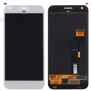 LCD screen Google Pixel XL with touch screen White original (service pack)