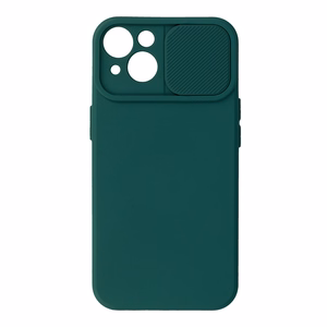 Camshield Soft dėklas telefonui Iphone 13 tamsiai žalia