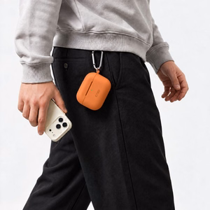 Tech-Protect Силиконовый чехол Hook для AirPods Pro - оранжевый