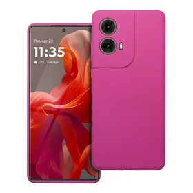 Silikoninis 2mm dėklas telefonui MOTOROLA G85 5G, rožinis