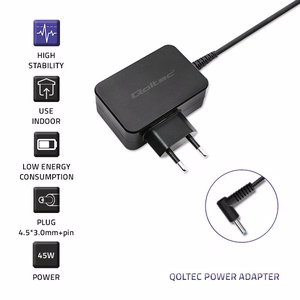 Qoltec 51026 maitinimo adapteris patalpinis/lauko 65 W juodas