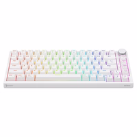 Savio ASTRAL WHITE JADE klaviatūra Žaidimams USB QWERTY JAV tarptautinė versija Balta
