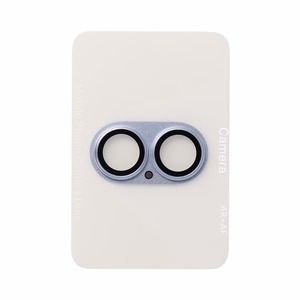 Tempered stiklas Tel Protect 95% AR+AF Full Metal kameros apsauga on camera for Iphone 17 mėlynas (camera island)