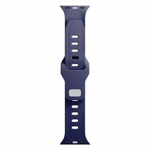 42/44/45/46/49 mm Ocean Blue (big) - 3mk Silicone Watch Strap for Apple