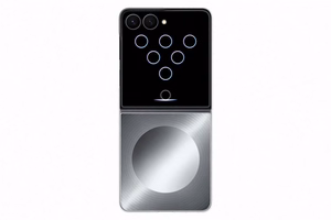 FF776CJE magnetinis Flipsuit dėklas Samsung Galaxy Flip 8, pilkas