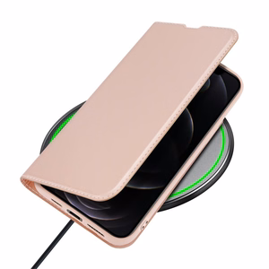 Dux Ducis Skin Pro чехол-книжка для iPhone 13 Pro Max розовый