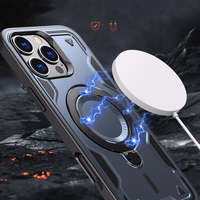 Hybrid Armor Trendy dėklas telefonui su MagSafe iPhone 16 Pro - mėlynas