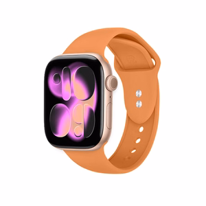 Crong Liquid Apple Watch dirželis, 38/40/41/42 mm, oranžinis