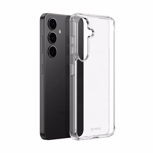 Crong Crystal Shield Cover dėklas, skirtas Samsung Galaxy S25, skaidrus