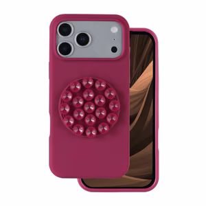 Silikoninis Stick dėklas for iPhone 17 Pro 6,3" kaštoninė