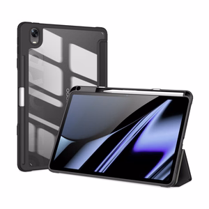 Dux Ducis Toby šarvuotas išmanusis dėklas Oppo Pad su rašiklio laikikliu juoda