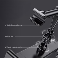 Blavec Automobilio laikiklis BH-17 prie galinės sėdynės galvos atramos (BH17-HRB) juodas