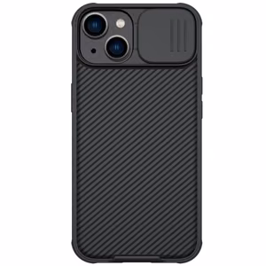 Nillkin CamShield Pro Magnetic Case iPhone 14 Plus чехол с защитой камеры чёрный (с MagSafe)