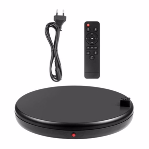 Besisukantis eksponavimo stendas Puluz su maitinimo lizdu 45 cm (juodas)