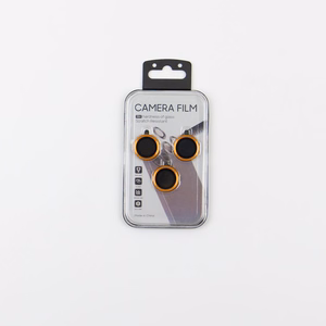 Rinkinys of lens glasses for iPhone 17 Pro Max oranžinis