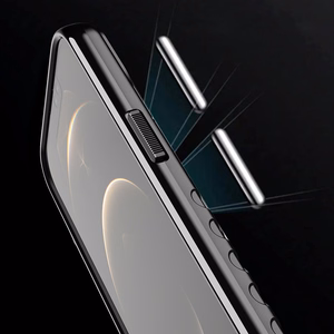 Thunder dėklas lankstus tvirtas patvarus dangtelis TPU dėklas iPhone 13 mini mėlynas
