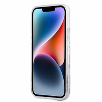 Karl Lagerfeld Skystas Blizgučiai Choupette galvos MagSafe dėklas iPhone 12 / 12 Pro - permatomas