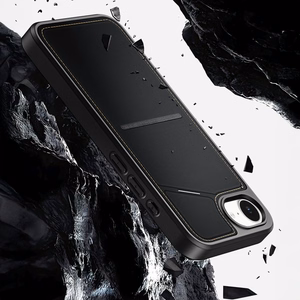 DUX DUCIS dėklas telefonui RAFI II MAG su stovu suderinamas su MagSafe IPHONE 16e juodas