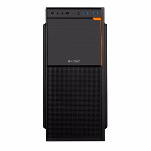 LOGIC CASE J23 USB 3.0 X 2 juodas kompiuterio korpusas
