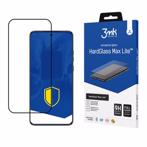 Grūdintas stiklas 3mk HardGlass Max Lite Black Motorola Edge 50 Neo