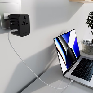 Pasaulinis kelioninis GaN 70W adapteris su dėklu