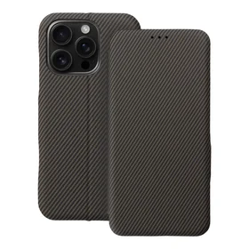 FOLIO Side Magnet dėklas telefonui (m) skirtas IPHONE 16 PRO MAX - rudas