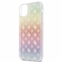 Guess GUHCN65PEOML iPhone 11 Pro Maxmulticolor kietasis dėklas Iridescent 4G Peony