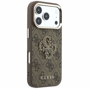 Dėklas, skirtas IPHONE 18 Pro Max/17 Pro Max (Big Resin Logo 4G) (spalva: ruda)
