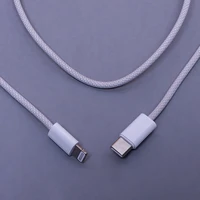 Kabelis MXUC-06 USB-C - Lightning 1,0 m 20W pilkas nailonas